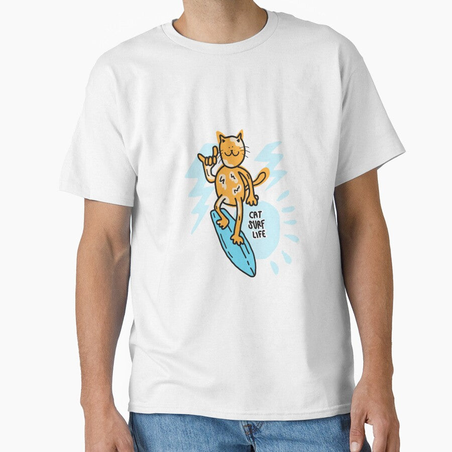 CAt surf life surfing surf by Tropical Blood