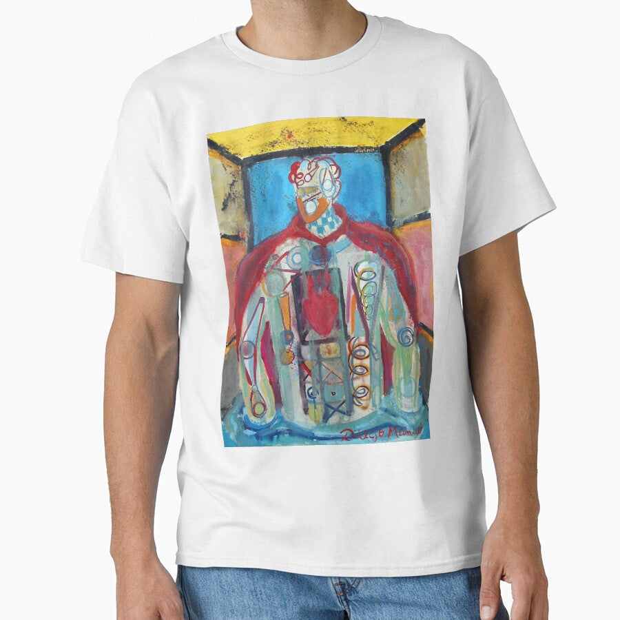 cubist study of a football fan by Diego Manuel Rodriguez