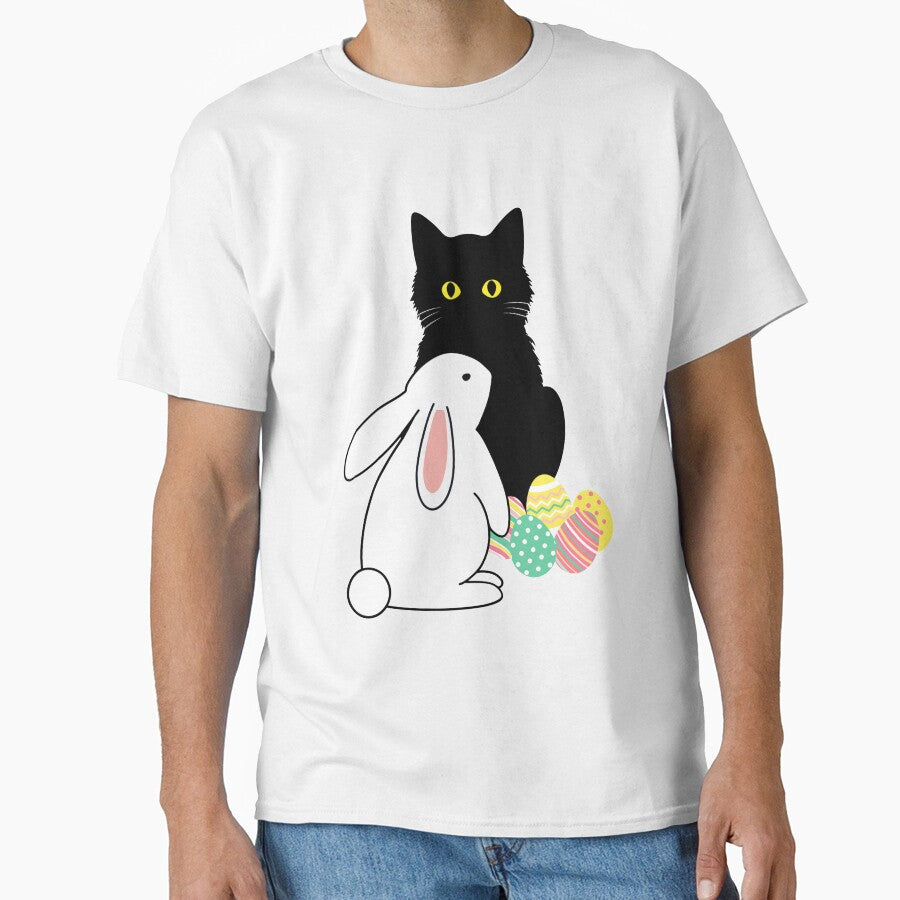 Easter Bunny Meets the Big Cat Egg Hunter by GoblinBoutique