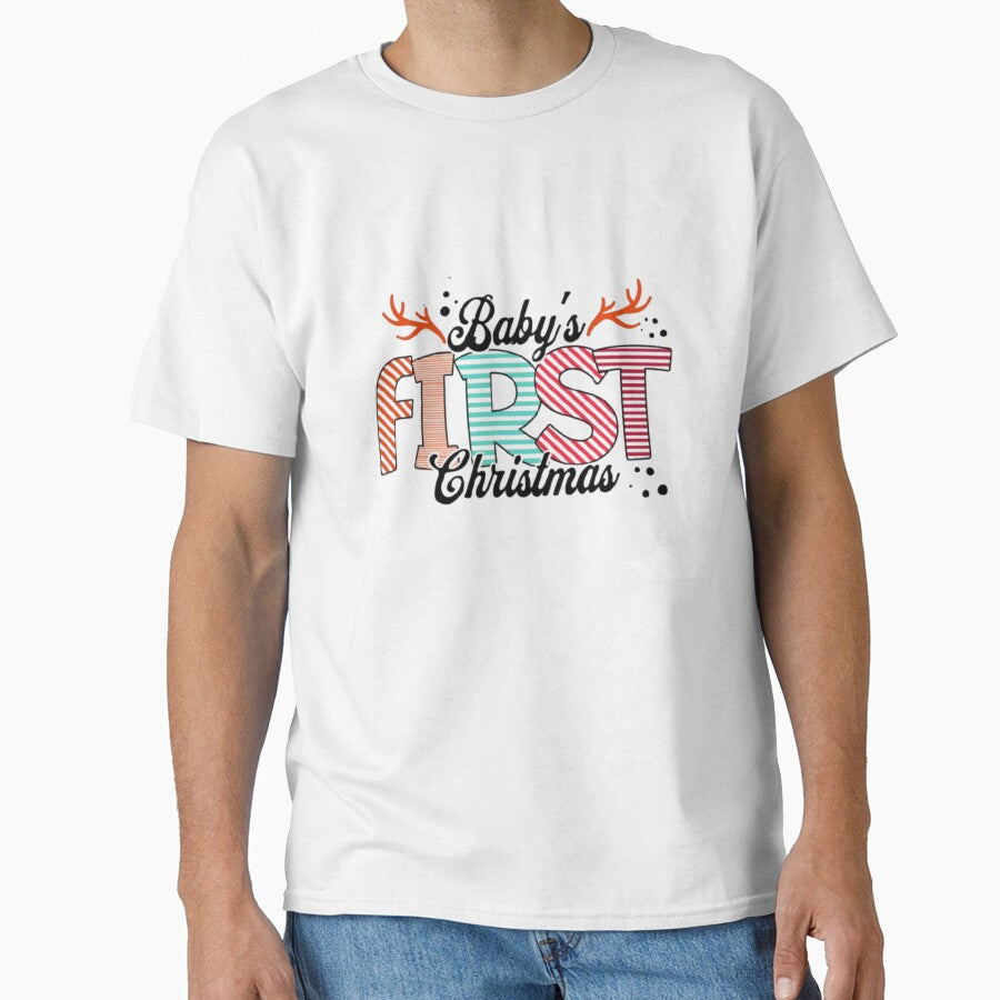 Baby's First Christmas T-Shirt by butter-scotchhh