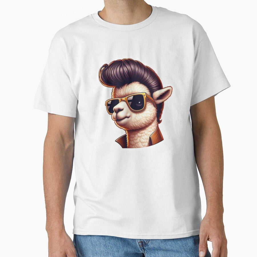 Goofy Alpaca with an Over-the-Top Pompadour Reloaded-Viral Drop 2025 by Imaginarium of Chaos falcon88