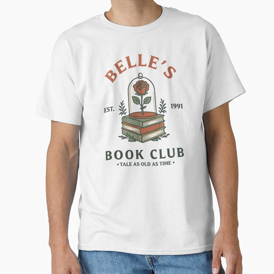 Belle’s Book Club – Beauty and the Beast Inspired Design for Book Lovers by magrodanny