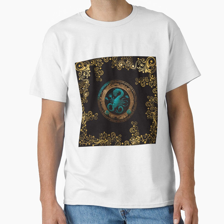 SCORPIO ZODIAC SIGN ON BLACK by ORIGENcreate