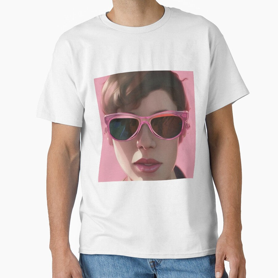 Portrait of Woman with Pink Sunglasses by katiebca2