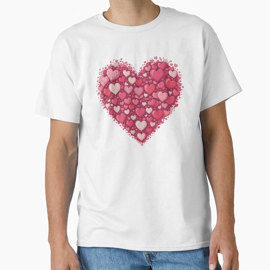 Valentine's Day Heart Sublimation Design Romantic Flirty Watercolor by ZACK ART