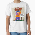 Dachshund Hippie with Sign by Squirreldumplings