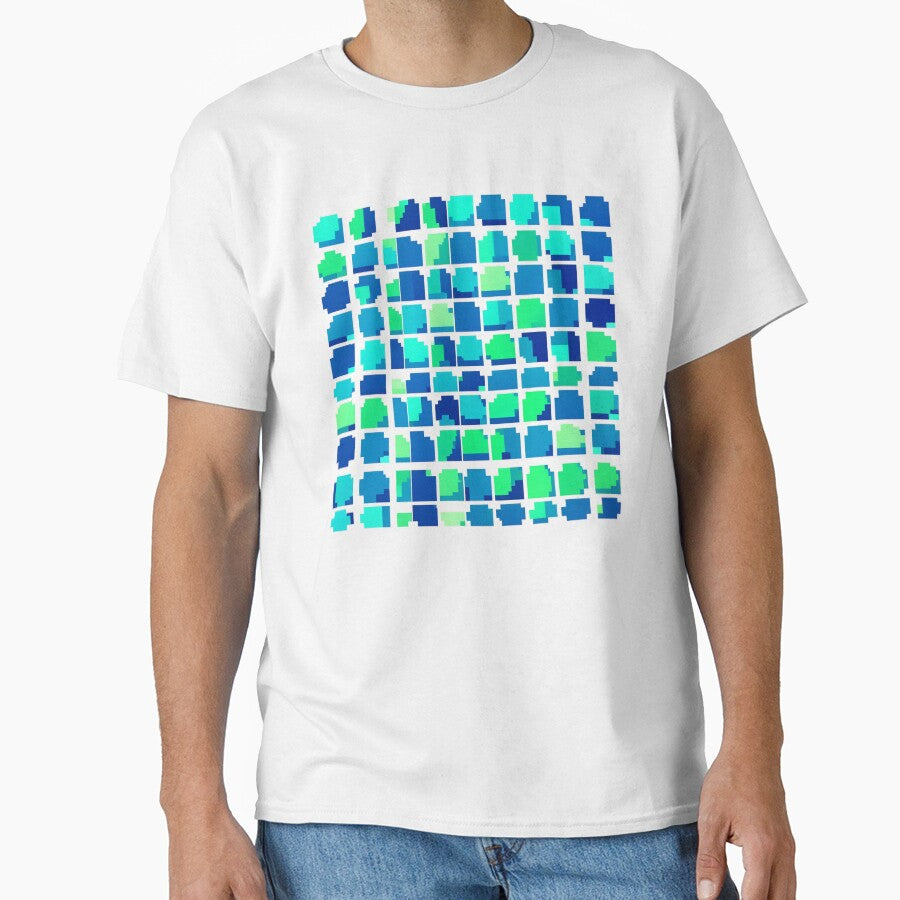 Retro Pixel Art Abstract Shapes by Bloomkept