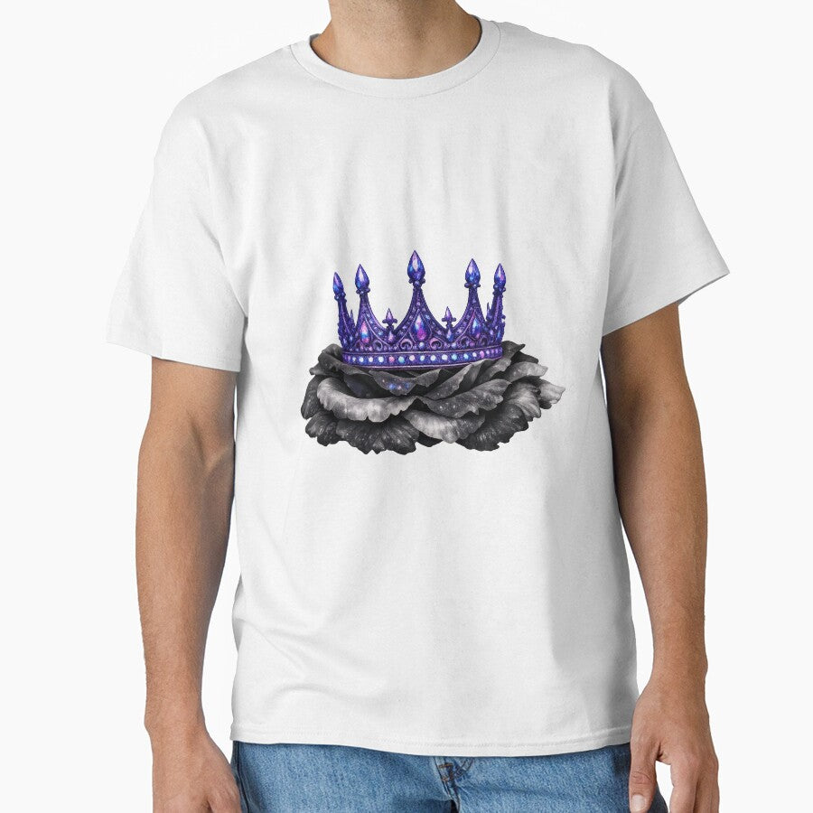 Galaxy Crown on Black Rose Petals by jgvisualarts