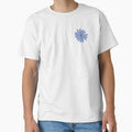 Minimalist Dusty Blue Flower Design by MagicallyStagey