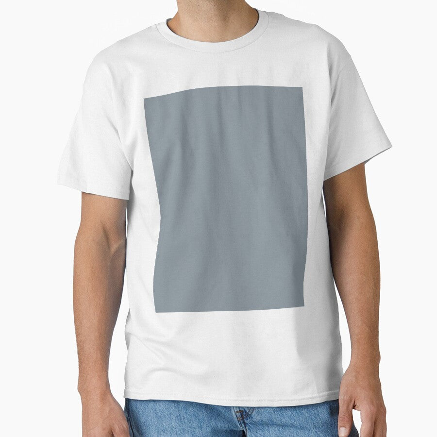 Plain Solid Color Chic Cool Gray Teal Gray Teal Grey Medium Grey by mimihuang creations