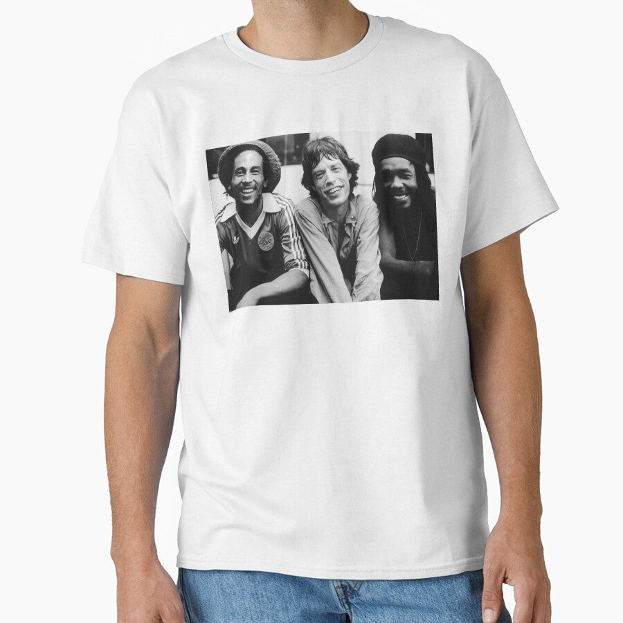 Bob Marley Mick Jagger Peter Tosh by Melvinwilsone
