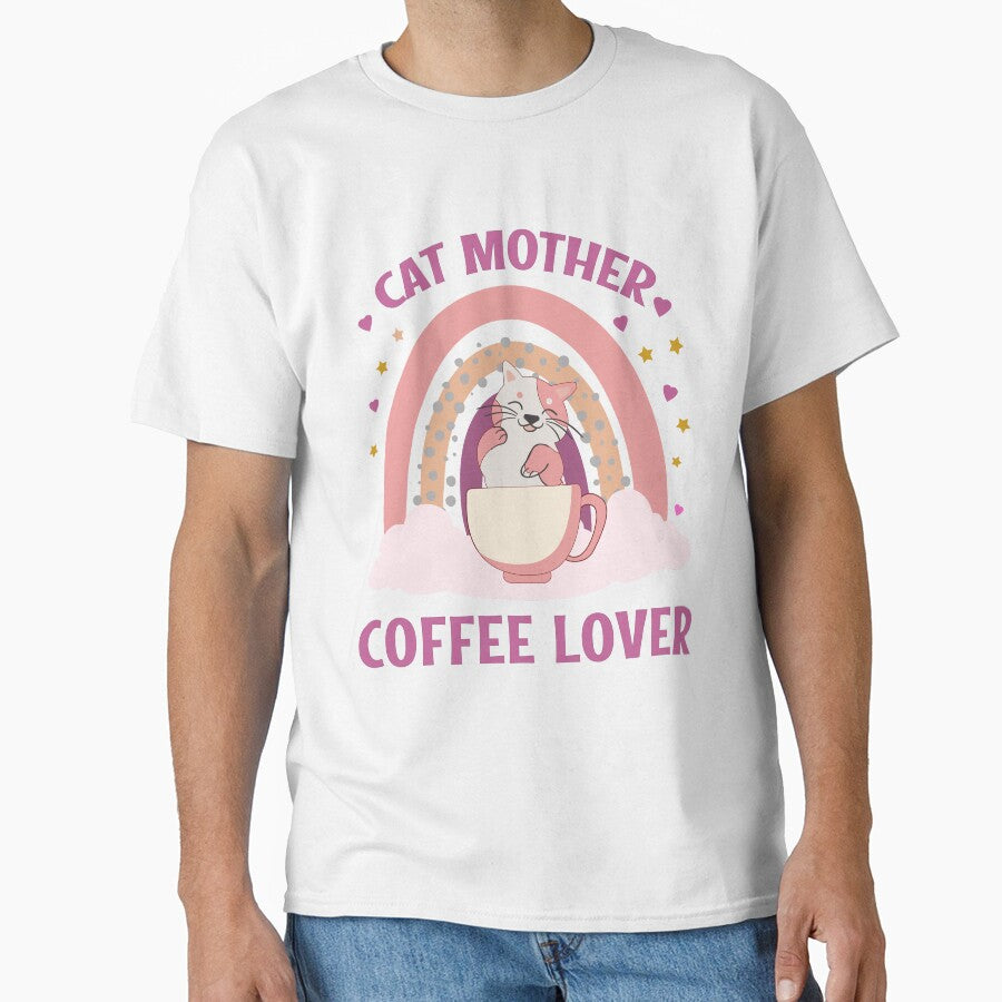 Cat Mother Coffee Lover - cat coffee lover - cat coffee quote by MOONINSPIRATION