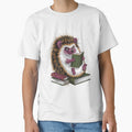 Cute Hedgehog Book Nerd Funny Readers by Micro-dose