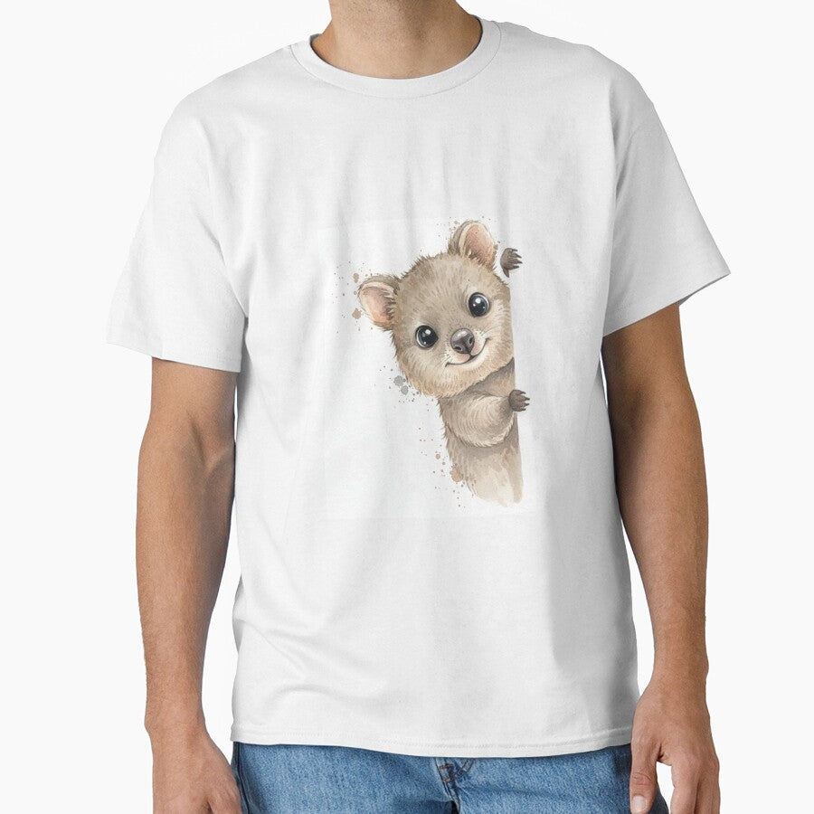 Quokka meme funny cute kawaii pet animal watercolor by CheeseBlueprint