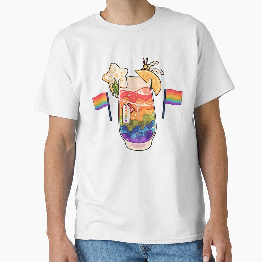 Rainbow pride drink by SilAchan