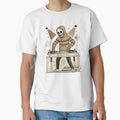 DJ | Minimalist Skeleton Streetwear Art by DEADLINE.