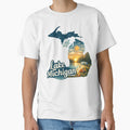 Lake Michigan Travel Art by maximinano100k