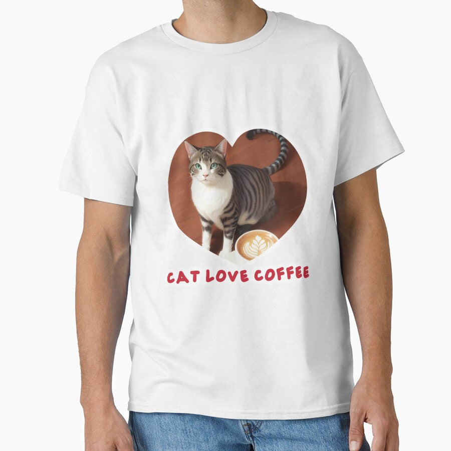 Cat Coffee Lover by Lychee Design