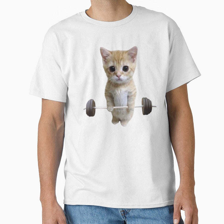 Gym Cat Deadlift 2 by T-Wearz