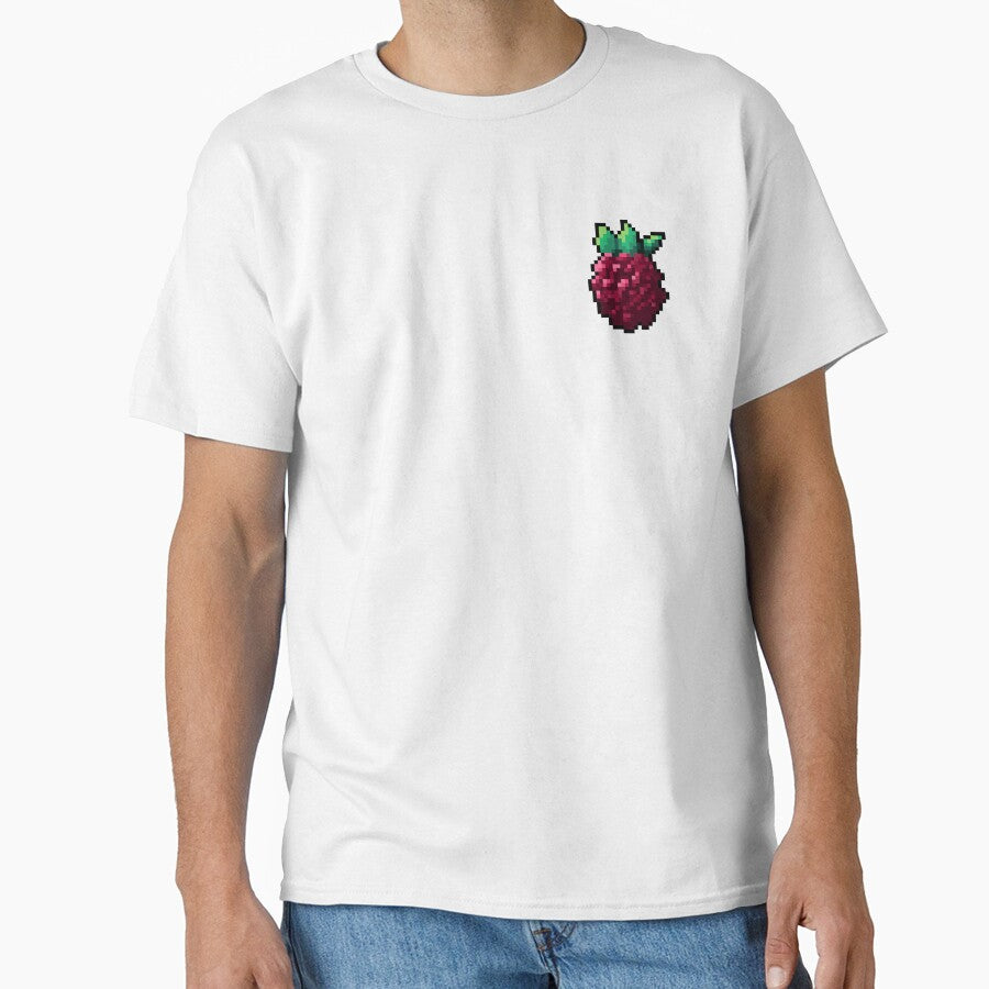 Pixel Raspberry - pixel food art by LittleFoodShop