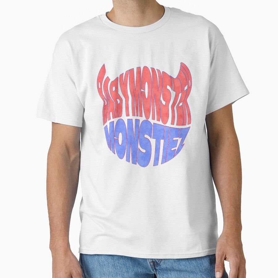 Babymonster x Monstiez logo watercolor red&blue ver. kpop by ShiroHero