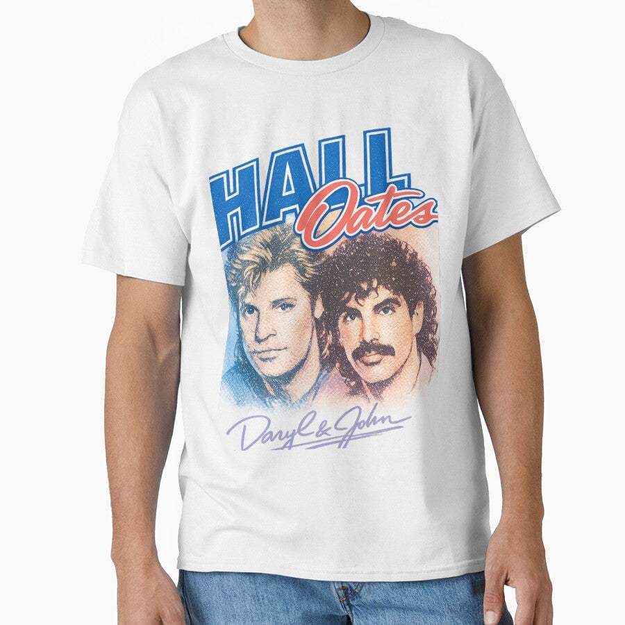 Hall & Oates Retro Pop Duo Tribute Design by TheArtOfCar