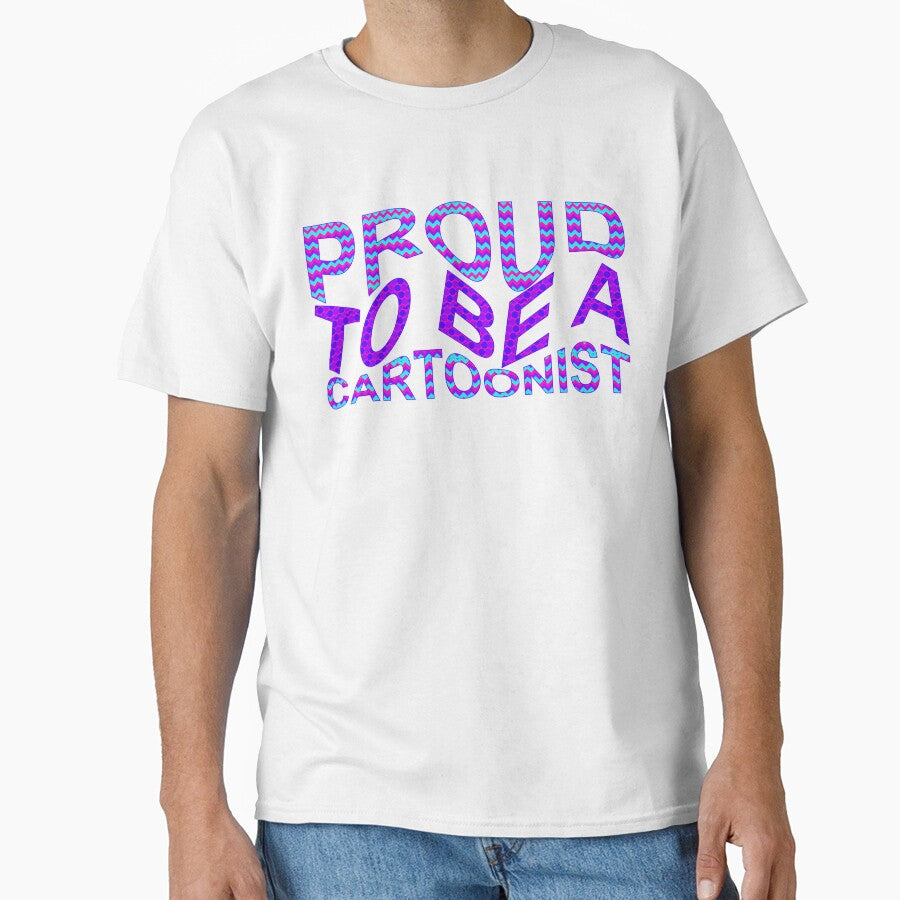 Proud To Be A Cartoonist Wavy Text by TheIconSmith