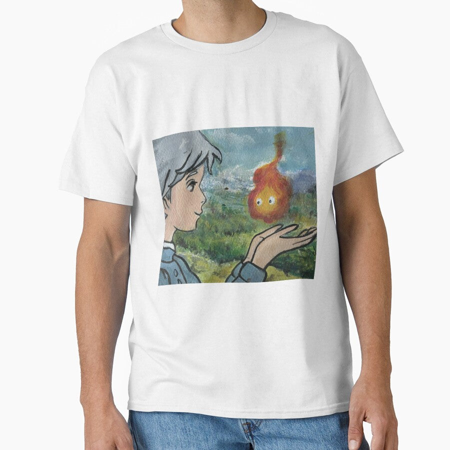 Painting of Sophie and Calcifer by Ryebreadart