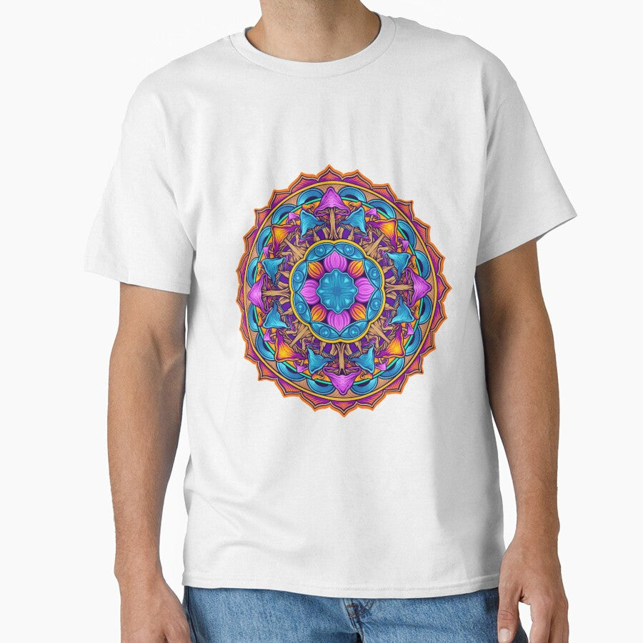 Harmony nature mandala mushroom 002 by vallass