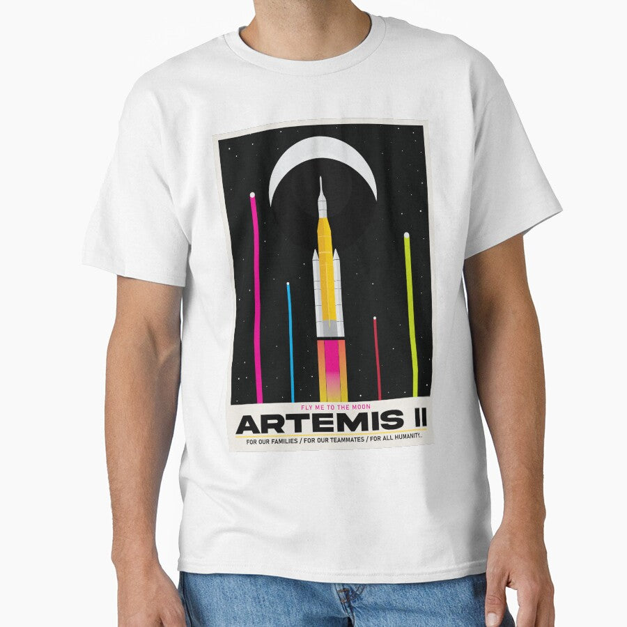 Artemis II Graphic Poster by Hexwave Media