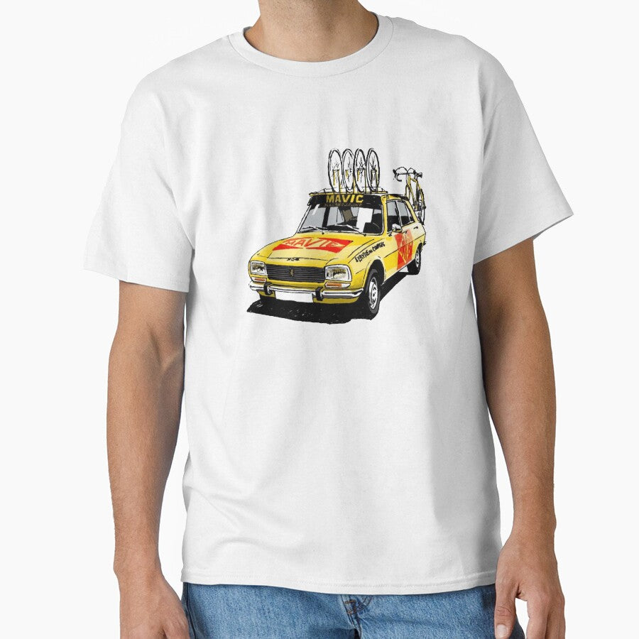 Vintage Mavic Tour de France Car Design | Retro Cycling T-Shirt & Merch by collectees1