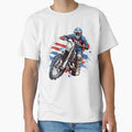 Motocross Us Flag Design Transparent | PNG Sublimation. by JhazAineArtShop