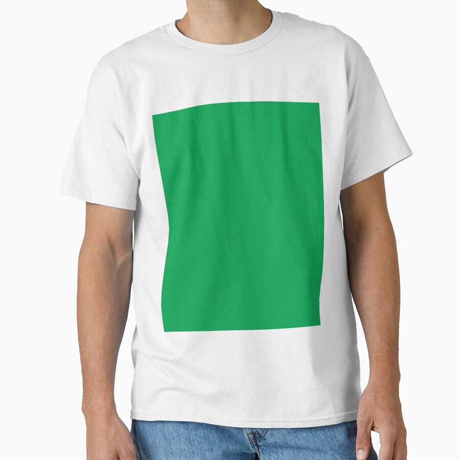 Plain Solid Color Medium Green Vivid Green Bright Green Watermelon Green by mimihuang creations