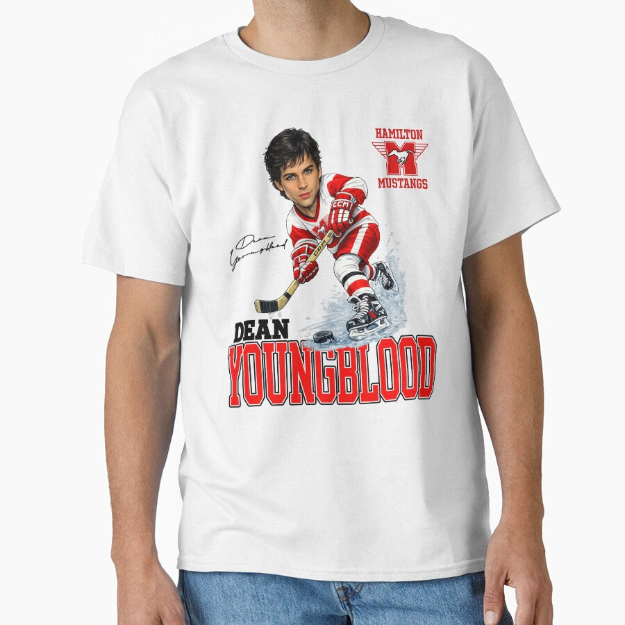 Dean Youngblood Hockey Caricature - Youngblood Movie by darklordpug