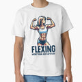 Flexing More Than Just Attitude - Female Fitness by OptimaArt