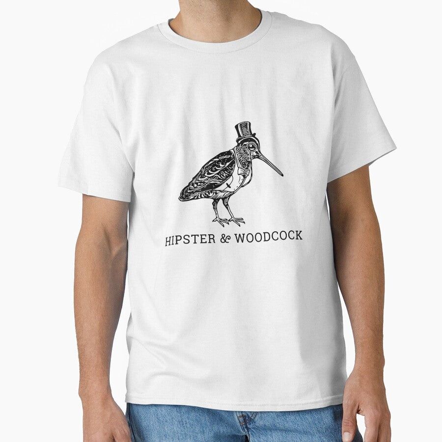 HIPSTER & WOODCOCK - Original Logo Tee by hipsterwoodcock