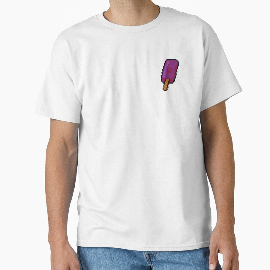 Pixel Grape popsicle - pixel food art by LittleFoodShop