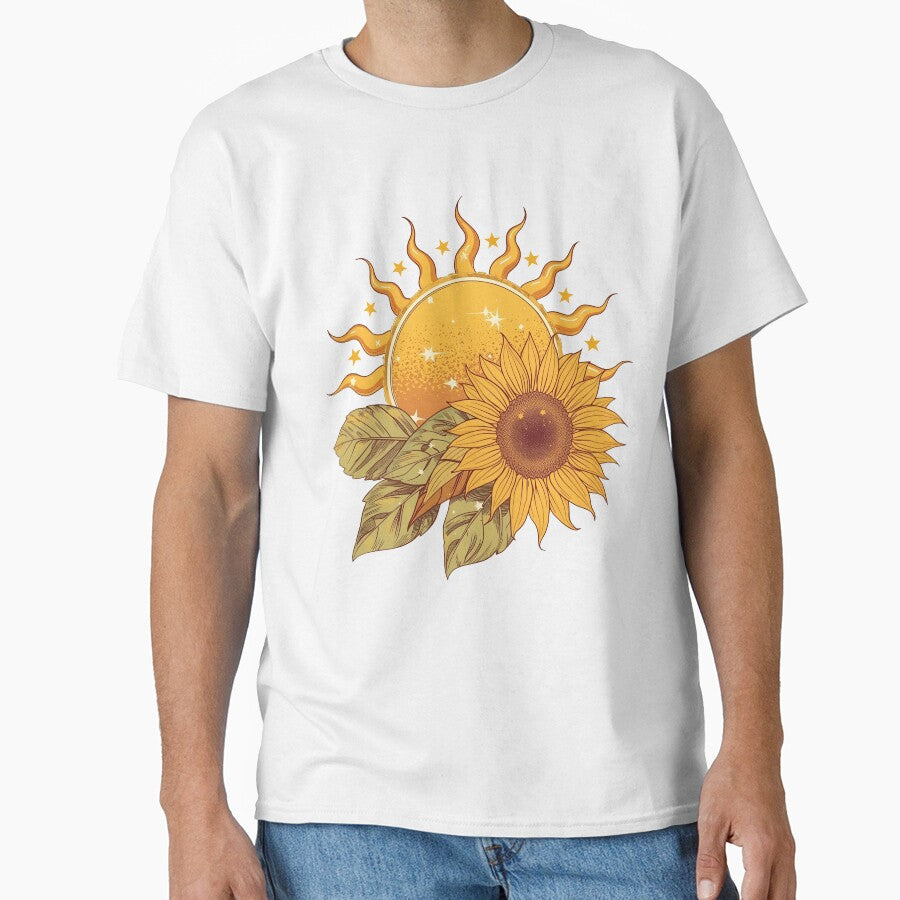 Boho Sunflower Sun Vintage Aesthetic by Brainy Bites19