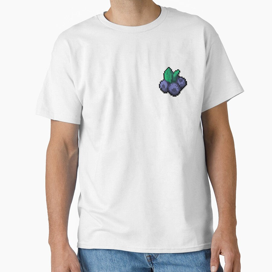 Pixel Blueberry - pixel food art by LittleFoodShop