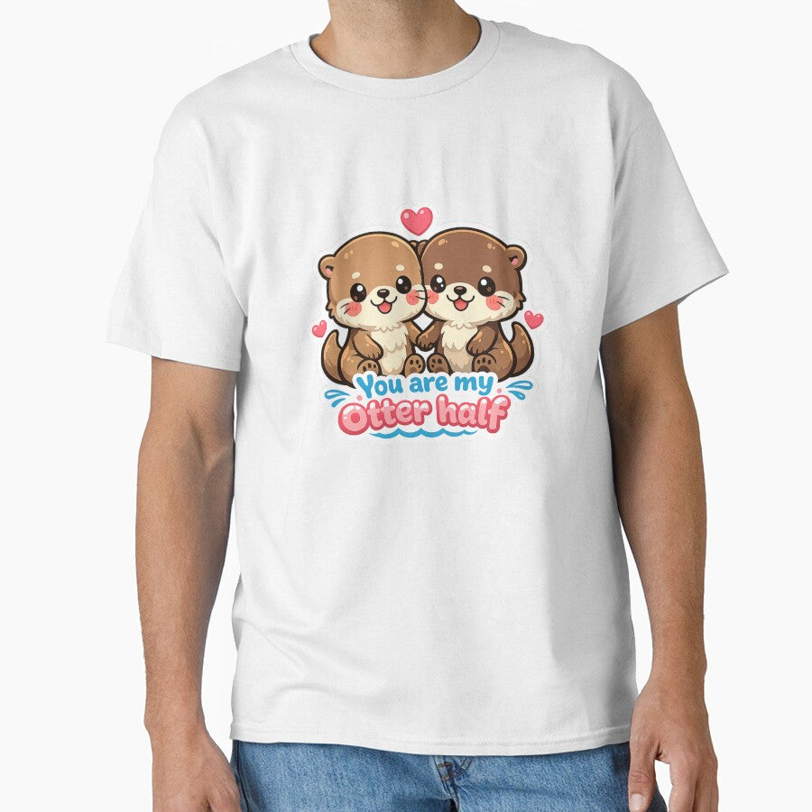 You Are My Otter Half Cute Kawaii Design by Melissa Conner