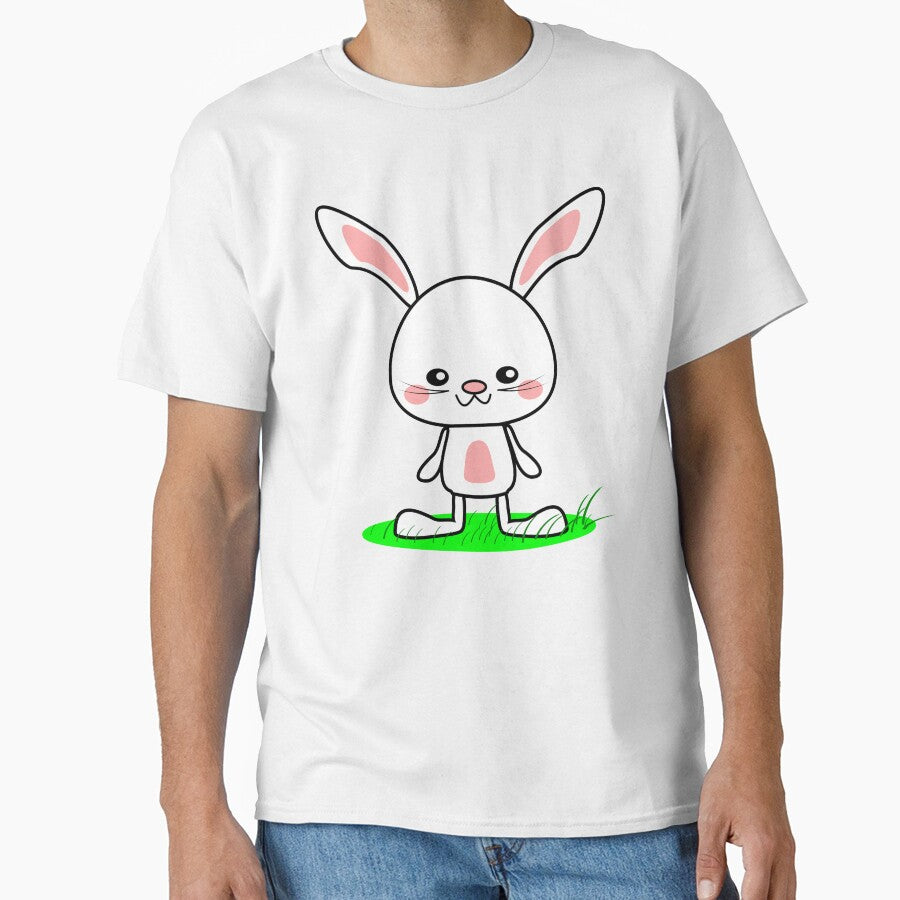 Kawaii White Bunny Rabbit by lovelyandcute
