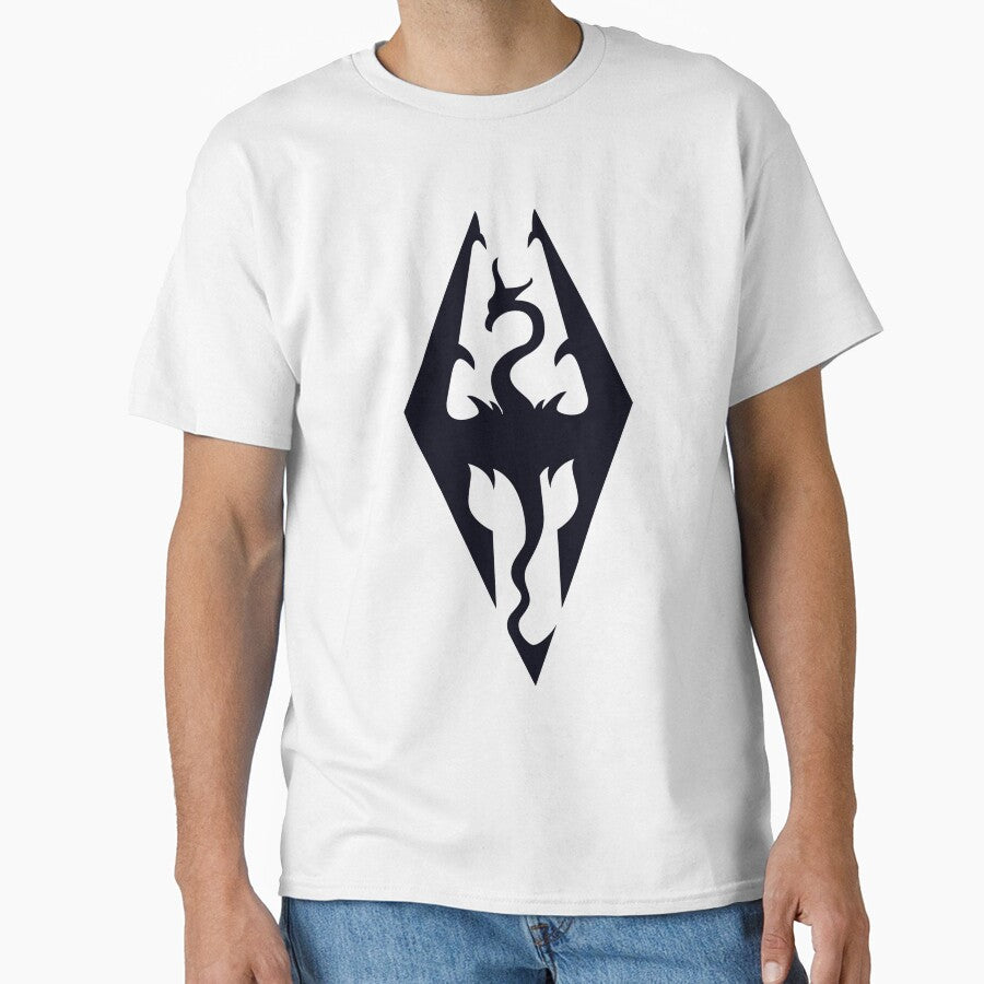 Skyrim Symbol Dark Blue Color by My Artprintz