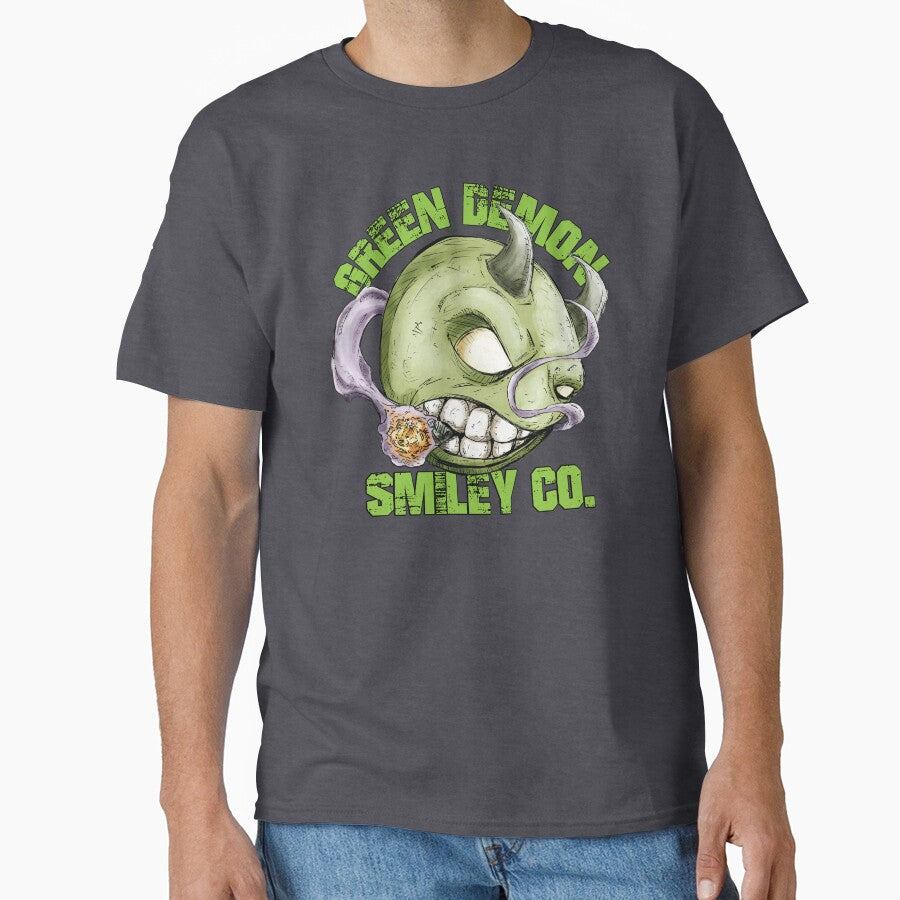 Green Demon Smiley Co by Sketch1682