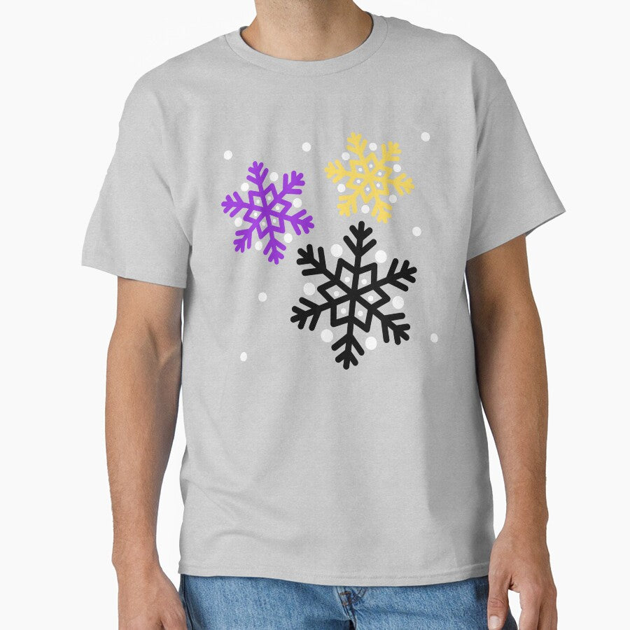 Non-Binary Snowflakes AOP by VirtualFaries