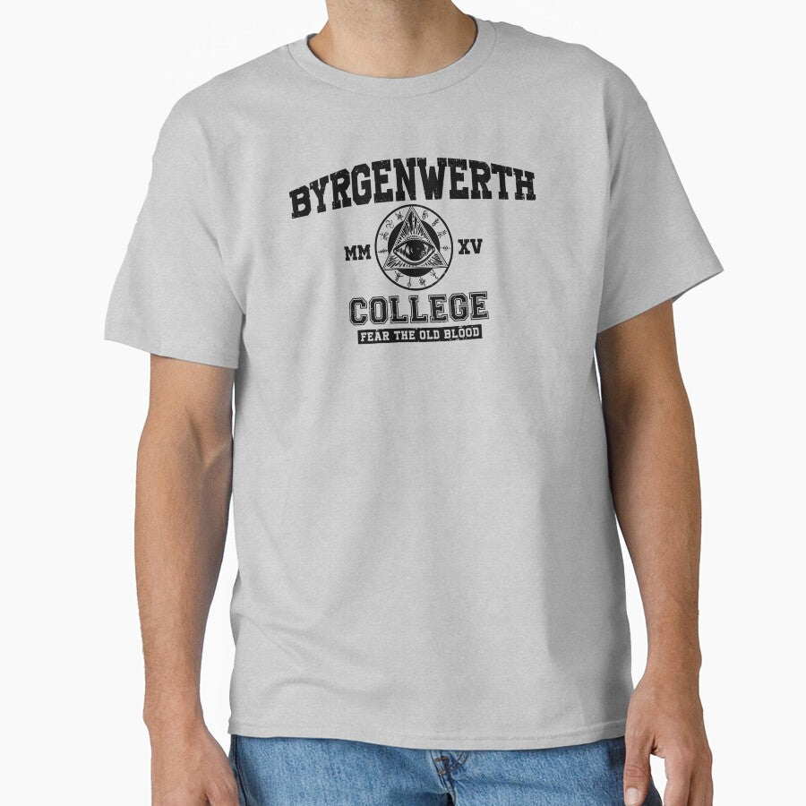 Byrgenwerth College (Black Text) by Lost In Shirts