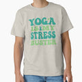 Cute yoga shirt | Green Groovy Design by AryaSubramanian
