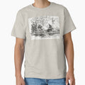 Ratty and Mole boating Wind in the Willows illustration - Arthur Rackham by Vintage Designs +