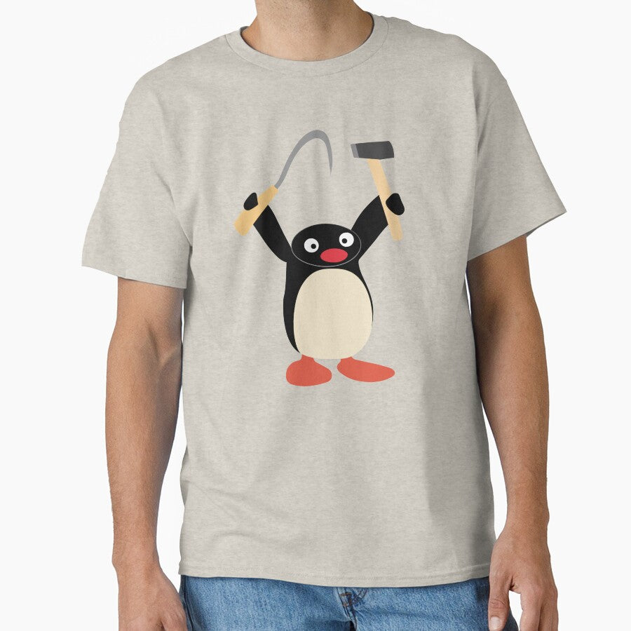 Communist Pingu Hammer and Sickle meme by gabyshiny