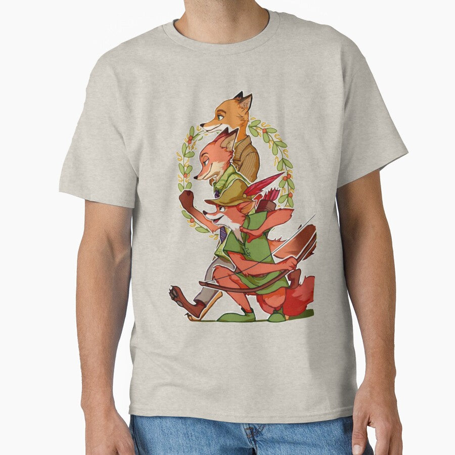 Robin Hood fox cartoon by Sovik Goswami