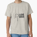 I Love Dogs – Minimalist Dog Lover Quote Design by StyleLap
